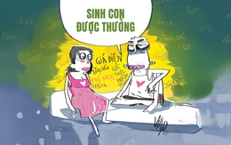 Vợ thức xuyên đêm giải bài toán 'sinh con được thưởng'