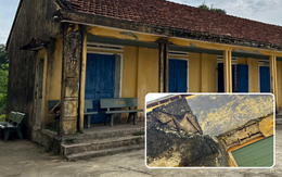 Trường xây 30 năm xuống cấp nghiêm trọng, giáo viên và học sinh đều nơm nớp