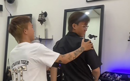 Thợ cắt tóc dùng tuyệt chiêu câu khách