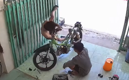 Thanh niên ngã nhào vì chiếc xe máy phản chủ