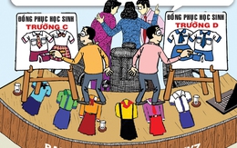 Hội thi... vẽ đồng phục học sinh