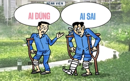 Người đi bộ hay xe máy đúng?