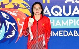 Khả Nhi giành huy chương lịch sử cho đội bơi TP.HCM tại Giải vô địch châu Á