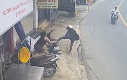 Nữ gia chủ nhanh chân giật lại xe máy từ tay tên trộm