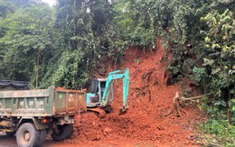 Nguy cơ sạt lở ở nhiều tuyến đèo vào Lâm Đồng