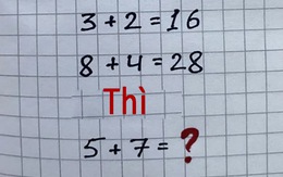 Người IQ cao có giải được câu đố toán học này trong 10 giây?