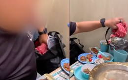 Đi ăn buffet nhưng 'lủm' thịt tươi, hải sản và cả mì tôm về nhà