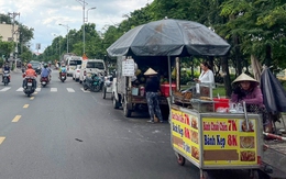 Đường thành chợ hàng rong, xử lý xong lại tái diễn, đề xuất xử phạt tại chỗ