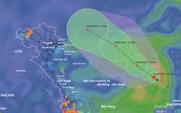 Hôm nay, áp thấp nhiệt đới khả năng mạnh lên thành bão