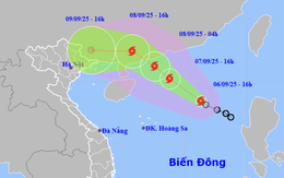 Bão số 7 vừa hình thành trên Biển Đông, dự báo cường độ còn mạnh thêm