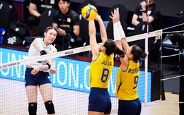 Gục ngã sau 5 set trước Brazil, bóng chuyền nữ Nhật Bản trắng tay