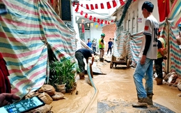 Đã kiểm soát lượng bùn trào khi đào hầm metro Nhổn - ga Hà Nội