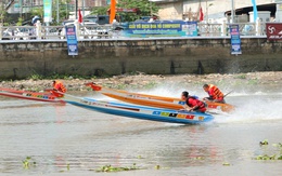 Ngày đầu năm mới, 142 vận động viên về Cần Thơ đua vỏ composite