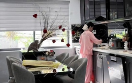 Cô chủ chán không buồn nói khi mèo cưng làm đổ bình hoa