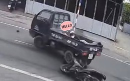 Cô gái lộn santo vào thùng xe tải siêu hài