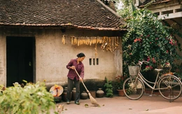 Dưới gian bếp nhà