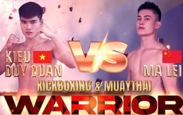 Võ sĩ bất bại Kiều Duy Quân tranh đai với cao thủ Trung Quốc