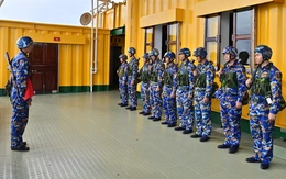 Cán bộ, chiến sĩ nhà giàn DK1 thi đua chào mừng Đại hội lần thứ XIV của Đảng