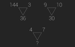 Người giỏi toán có tìm được đáp án câu đố này trong 60 giây?