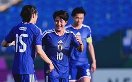 Dùng cầu thủ sinh viên, U23 Nhật Bản vẫn thắng đậm ở U23 châu Á