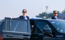 Cảnh vệ bảo vệ VIP, cảnh sát và khí tài hiện đại tổng duyệt bảo vệ Đại hội Đảng XIV