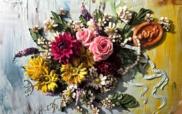 Ngắm hoa bằng kem trong triển lãm Thềm nhà có hoa