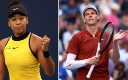Hai ngôi sao quần vợt Naomi Osaka và Jannik Sinner so tài pickleball