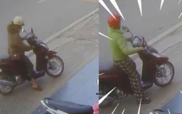 Người phụ nữ đi nhầm xe máy của người lạ mà không hay biết