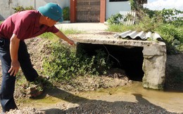 Thi công đường làm hỏng nhiều công trình thủy lợi