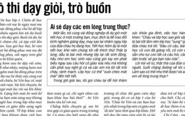 Khi thầy cô là đạo diễn....