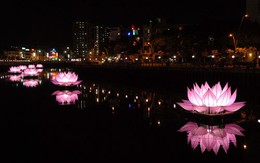 ​Dòng kênh Nhiêu Lộc lung linh với 7 đóa sen vàng