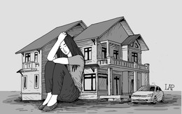 Vợ đại gia cũng khóc