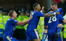 Vardy đi vào lịch sử trong trận Leicester hòa M.U