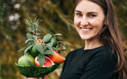 Ngọt ngào những bó hoa từ trái cây tươi