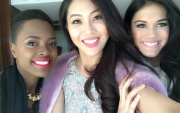 Diệu Ngọc giao lưu trên fanpage của Miss World