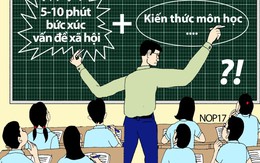 Xin đừng đưa những bức xúc lên bục giảng!