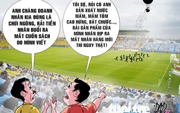 May mà chỉ rải tiền