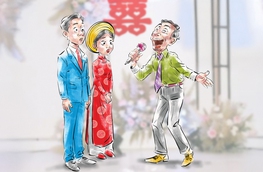 Ông chú hát 'Phút cuối', cô dâu chú rể ngỡ ngàng