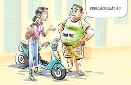 Đi thuê trọ với chiếc xe điện