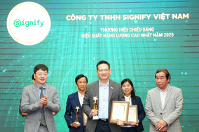 Philips 4 năm liền đạt Giải Hiệu suất năng lượng cao nhất