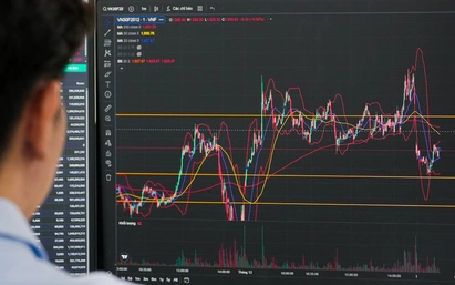 Ngân hàng, chứng khoán “tím trần”, vì sao VN-Index chỉ tăng 9 điểm?