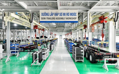 Thaco Trailers đẩy mạnh sản xuất, phát triển mạng lưới phân phối