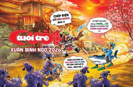 Rộn ràng giai phẩm Tuổi Trẻ Cười Xuân Bính Ngọ 2026